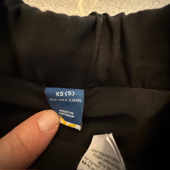 2 Pair Girl XS (5) Old Navy Inner Lined Layer So Dry Cool Black Shorts EUC - Picture 3 of 5